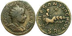 1 AE_ Römische Kaiserzeit (27BC-395) Bronze Philipp II (237-249)