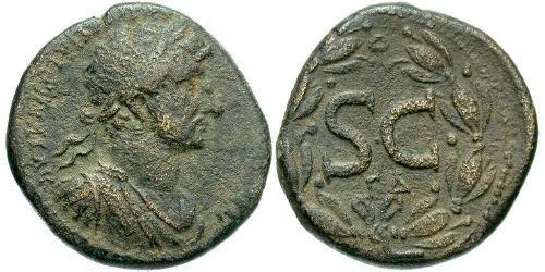 1 AE_ Römische Kaiserzeit (27BC-395) Bronze Hadrian  (76 - 138) 