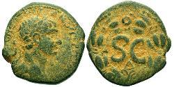 1 AE_ Impero romano (27BC-395) Bronzo Traiano (53-117)