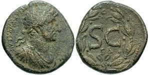 1 AE_ Impero romano (27BC-395) Bronzo Adriano (76 - 138) 