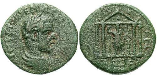 1 AE_ Impero romano (27BC-395) Bronzo Macrino (165-218)