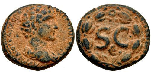 1 AE_ Римська імперія (27BC-395) Бронза Марк Аврелій (121-180)