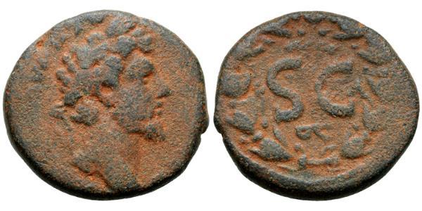 1 AE_ Римська імперія (27BC-395) Бронза Луцій Вер (130-169)