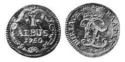 1 Albus Баден-Дурлах (1535 - 1771) Серебро (билон) 