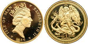 1 Angel Isle of Man Gold 