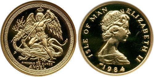 1 Angel Isle of Man Gold 