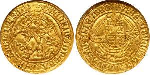 1 Angel Kingdom of England (927-1649,1660-1707) Gold Henry VII (1457 - 1509)