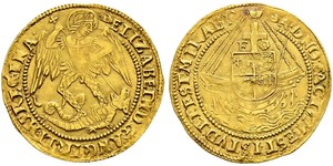 1 Angel Kingdom of England (927-1649,1660-1707) Gold Henry VIII (1491 - 1547)