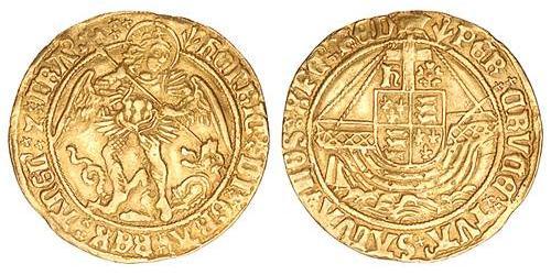 1 Angel Kingdom of England (927-1649,1660-1707) Gold Henry VII (1457 - 1509)