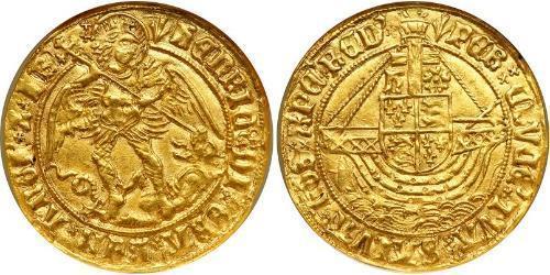 1 Angel Kingdom of England (927-1649,1660-1707) Gold Henry VII (1457 - 1509)