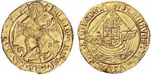 1 Angel Königreich England (927-1649,1660-1707) Gold Heinrich VIII (1491 - 1547)