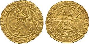 1 Angel Königreich England (927-1649,1660-1707) Gold Heinrich VIII (1491 - 1547)