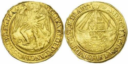 1 Angel Königreich England (927-1649,1660-1707) Gold Elizabeth I (1533-1603)