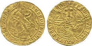 1 Angel Reino de Inglaterra (927-1649,1660-1707) Oro Enrique VIII (1491 - 1547)