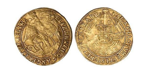 1 Angel 英格兰王国 金 Elizabeth I (1533-1603)