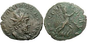 1 Antoninian Imperium Galliarum (260-274) Billon Silber Ulpius Cornelius Laelianus (?-269)