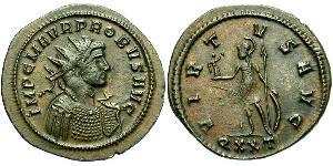 1 Antoninian Römische Kaiserzeit (27BC-395) Bronze Probus (232-282)