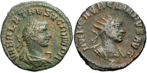 1 Antoninian Römische Kaiserzeit (27BC-395) Bronze Aurelian (215-275)