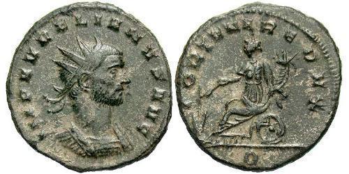 1 Antoninian Römische Kaiserzeit (27BC-395) Bronze Aurelian (215-275)