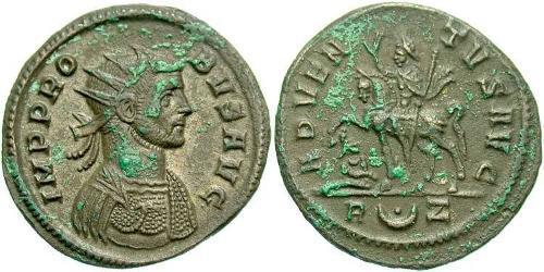 1 Antoninian Römische Kaiserzeit (27BC-395) Bronze Probus (232-282)