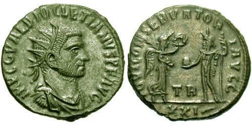 1 Antoninian Römische Kaiserzeit (27BC-395) Bronze Diocletian (244-311)