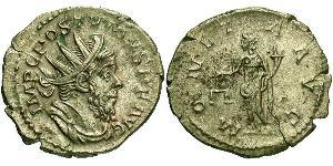 1 Antoninian Imperium Galliarum (260-274) Silber Postumus (260-268)