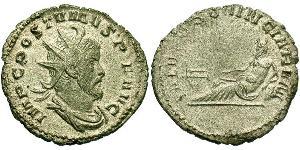 1 Antoninian Imperium Galliarum (260-274) Silber Postumus (260-268)