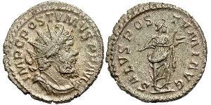 1 Antoninian Imperium Galliarum (260-274) Silber Postumus (260-268)