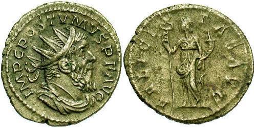 1 Antoninian Imperium Galliarum (260-274) Silber Postumus (260-268)