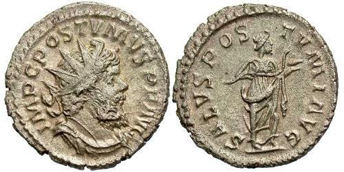1 Antoninian Imperium Galliarum (260-274) Silber Postumus (260-268)