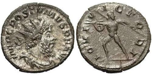 1 Antoninian Imperium Galliarum (260-274) Silber Postumus (260-268)