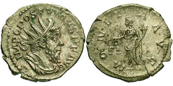 1 Antoninian Imperium Galliarum (260-274) Silber Postumus (260-268)