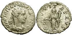 1 Antoninian Römische Kaiserzeit (27BC-395) Silber Philipp II (237-249)