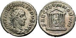1 Antoninian Römische Kaiserzeit (27BC-395) Silber Philipp II (237-249)