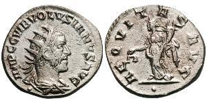 1 Antoninian Römische Kaiserzeit (27BC-395) Silber Volusianus (235-253)