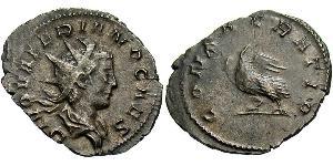 1 Antoninian Römische Kaiserzeit (27BC-395) Silber Valerianus II (?-258)