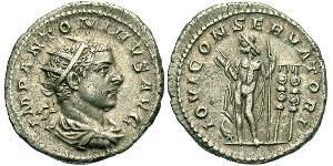 1 Antoninian Römische Kaiserzeit (27BC-395) Silber Elagabal (203-222)