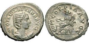 1 Antoninian Römische Kaiserzeit (27BC-395) Silber Otacilia Severa (244-249)