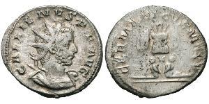 1 Antoninian Römische Kaiserzeit (27BC-395) Silber Gallienus (218-268)