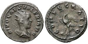 1 Antoninian Römische Kaiserzeit (27BC-395) Silber Valerianus II (?-258)
