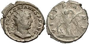 1 Antoninian Römische Kaiserzeit (27BC-395) Silber Valerian I (193-260)