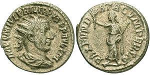 1 Antoninian Römische Kaiserzeit (27BC-395) Silber Philipp I (204-249)