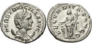 1 Antoninian Römische Kaiserzeit (27BC-395) Silber Herennia Etruscilla (249-251)