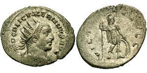1 Antoninian Römische Kaiserzeit (27BC-395) Silber Valerian I (193-260)