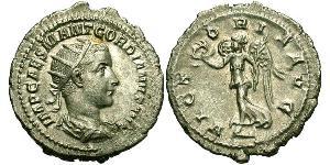 1 Antoninian Römische Kaiserzeit (27BC-395) Silber Gordian III.(225-244)