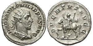 1 Antoninian Römische Kaiserzeit (27BC-395) Silber Philipp I (204-249)