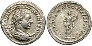 1 Antoninian Römische Kaiserzeit (27BC-395) Silber Elagabal (203-222)