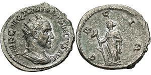 1 Antoninian Römische Kaiserzeit (27BC-395) Silber Trajan Decius (201-251)