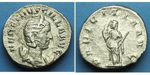 1 Antoninian Römische Kaiserzeit (27BC-395) Silber Herennia Etruscilla (249-251)