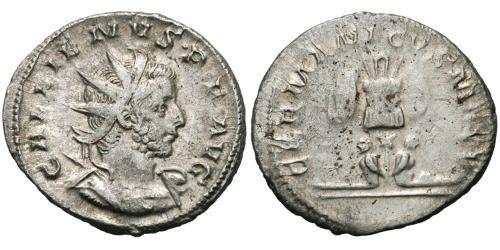 1 Antoninian Römische Kaiserzeit (27BC-395) Silber Gallienus (218-268)